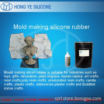 Molding silicone rubber,